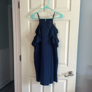 Linen shift dress